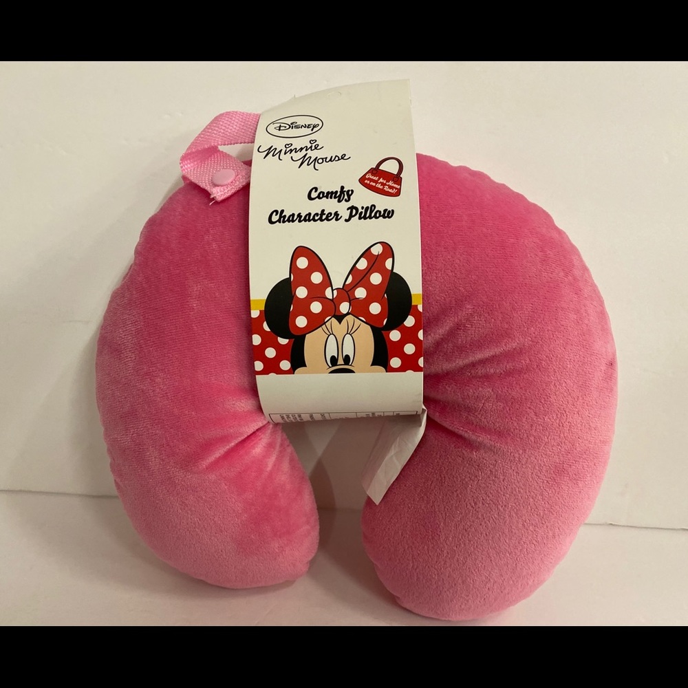 minnie mouse pink travel pillow 11"x11" - Picture 2 of 2